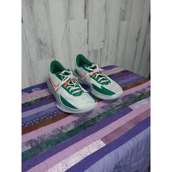 NIKE PRECISION VI WHITE/SAFETY ORANGE/MALACHITE SIZE MEN'S 8 [DD9535-103] - Picture 1 of 11